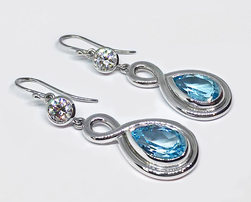 Topaz earrings drops _e - Ellen Johnston Jewellery Custom Jewellery ...